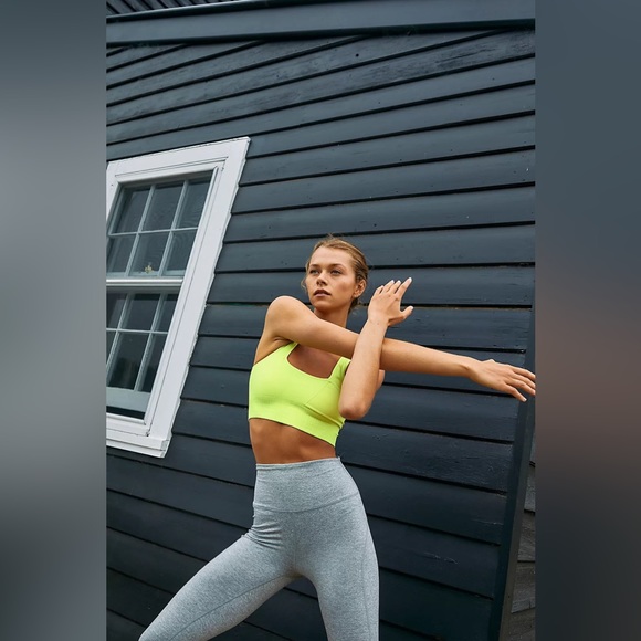 Free People Good Karma Square Neck Bra Margarita XS/S $48 - Picture 7 of 10